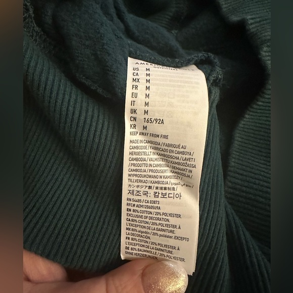 NWT- American Eagle Crew Neck Sweatshirt- oversized medium - Picture 7 of 11